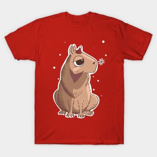 Capybara Winter T-Shirt